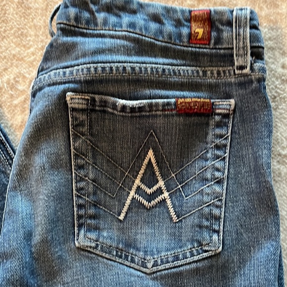 7 For All Mankind Bootcut Jeans Size 29 - Picture 2 of 9
